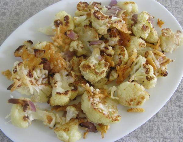 Roasted Cheese Cauliflower